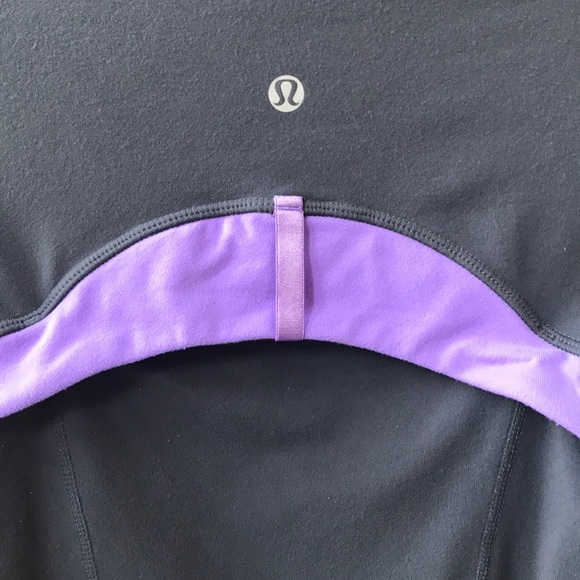 Lululemon Athletica Gray/Purple Front Zip Jacket - Picture 6 of 11